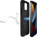 Telefono dėklas Puro SKYMAG, juoda sp., Apple