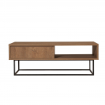 Kavos staliukas Kalune Design Dale, ruda sp., 120 cm x 60 cm x 43 cm