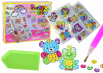 Deimantinė mozaika Rose Gem Animals, mėlyna/geltona/žalia