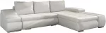 Kampinė sofa Ontario Soft 17, balta sp., de&scaron;ininė, 200 x 296 cm x 88 cm