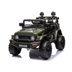 Vaiki&scaron;kas elektromobilis Hatis Toyota FJ Cruiser, juoda sp./žalia sp.