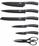 Virtuvinių peilių komplektas Berlinger Haus Carbon Pro BH-2600, 6 vnt.