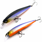 Vobleris Akara Best Minnow 110SP A80, 11 cm, 17 g, mėlyna/sidabro/juoda