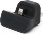 Telefono įkroviklis BlueLounge MiniDock, Apple Lightning, juoda, 5 W