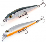 Vobleris Akara Asher 80F A23, 8 cm, 8 g, sidabro/juoda/oranžinė