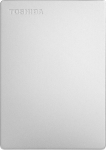 Kietasis diskas Toshiba Canvio Slim Slim, HDD, 1 TB, sidabro sp.
