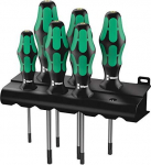 Atsuktuvų rinkinys Wera Torx Screwdriver with Rack 367/6, 13 cm