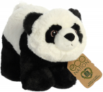 Pliu&scaron;inis žaislas Aurora Eco Nation Panda, balta sp./juoda sp., 15 cm