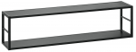 Pastatoma lentyna ASM Switch RM7, juoda sp., 31 cm x 25 cm x 120 cm