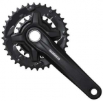 Priekinis žvaigždžių blokas Shimano Acera FC-MT210-2, metalas, juoda sp.