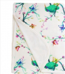Pledas BabyMatex Bamboo MT0364, 100 x 75 cm, balta sp./įvairių spalvų