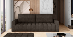 Sofa Lazaro Dora 28, tamsiai ruda sp., 97 x 247 cm x 92 cm