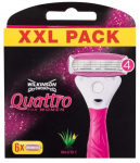 Skutimosi peiliukas Wilkinson Sword Quattro For Women, 6 vnt