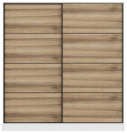 Spinta Kalune Design Kale 3158, ruda sp./balta sp., 52 cm x 180 cm x 190 cm