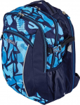 Mokyklinė kuprinė Herlitz Ultimate Camo Blue, mėlyna sp., 41 cm x 31 cm x 41 cm