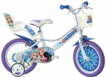 Vaiki&scaron;kas dviratis Dino Bikes Snow Queen 164R-SQ, mėlyna sp./balta sp./violetinė sp., 16"