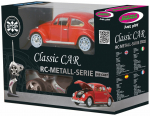 Rc automobilis Jamara VW Beatle 403030, 1:18, raudona sp.