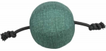 Žaislas &scaron;uniui, kamuoliukas Trixie CityStyle Ball 34725, 34 cm, &Oslash; 14 cm, juodas/žalias