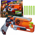 Žaislinis &scaron;autuvas su kulkomis Hasbro Nerf Zombie Strike Hammershot ZA4579 Oranžinė