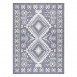 Kilimas vidaus Hakano Vinea Aztec, pilka/&scaron;viesiai mėlyna, 150 cm x 80 cm