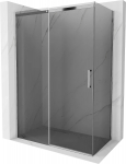 Du&scaron;o kabina Mexen Omega, stačiakampė, be padėklo, 160 cm x 80 cm x 190 cm, chromo sp./grafito sp./grūdintas