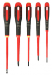 Atsuktuvų rinkinys Bahco ERGO&trade; VDE Insulated Screwdriver Set BE-9881S, izoliuotas, 12.5 cm, 5 vnt.