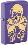 Žiebtuvėlis Zippo Skulls 48783, violetinė sp.