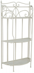 Vonios lentyna Home4you Sandy, 28 cm x 114 cm x 58 cm, balta sp.