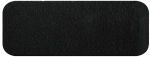 Vonios rank&scaron;luostis Classic Smooth 17, juoda sp., 100 cm x 50 cm