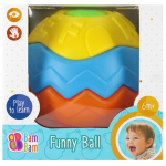 Lavinamasis kamuoliukas BamBam Funny Ball, įvairių spalvų, 5 vnt.
