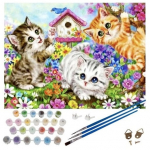 Tapymas pagal skaičius Maaleo Cats, įvairių spalvų