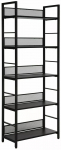 Pastatoma lentyna Raw R5, juoda sp., 154 cm x 28 cm x 60 cm