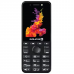 Evelatus Tron Slim Button mobilusis telefonas su Dual Sim radijo žibintuvėlio kamera ir ilgu juodos spalvos baterijos veikimo laiku