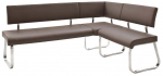 Mink&scaron;tasuolis MC Akcent Arco, ruda sp./sidabro sp., 200 cm x 60 cm x 86 cm