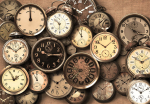 Fototapetas Artgeist Old Clocks SFT835, 210 cm x 210 cm