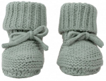 Vaiki&scaron;kos &scaron;lepetės, klasikinis, kūdikiams Lodger Slipper Knit Silk, žalia, 0-6 mėn.
