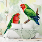 Fototapetas Artgeist Lovebirds, 140 cm x 200 cm