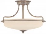 &Scaron;viestuvas lubų Elstead Lighting Griffin QZ-GRIFFIN-SFS-C, E27 x 60 W, balta sp.