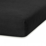 Paklodė Restilo Ruby, juoda, 160/180 x 200 cm, su guma