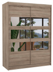 Spinta ADRK Florento 150, ruda sp./rusva sp., 58 cm x 150 cm x 200 cm, su veidrodžiu