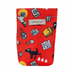 Mai&scaron;elių &scaron;unų ekskrementams dėklas Amiplay, 6 cm x 2 cm raudona