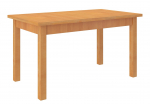 Valgomojo stalas i&scaron;skleidžiamas ADRK Rodos 57, ruda sp., 140 - 180 cm x 80 cm x 76 cm