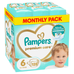 Sauskelnės Pampers Premium Care, 6 dydis, 13 - 18 kg, 128 vnt.