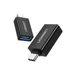 Adapteris Ugreen US173 USB Type C Male, USB Type A Female, juoda sp.