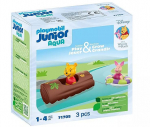 Konstruktorius Playmobil Junior Disney: Winnie The Poohs & Piglets Water Adventure 71705, 4 vnt., įvairių spalvų