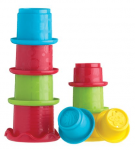 Edukacinė piramidė Playgro Stacking Fun Cups, įvairių spalvų, 8 vnt.