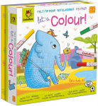 Pie&scaron;imo rinkinys Ludattica Lets Colour, įvairių spalvų