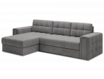 Kampinė sofa - lova Blenvi Monolith 85, pilka sp., kairinė, 150 x 260 cm x 82 cm