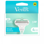 Keičiamos skustuvo galvutės Gillette Venus Smooth Sensitive, 4 vnt