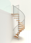 Sraigtiniai laiptai Minka Spiral Smart, 140 cm x 305.5 cm